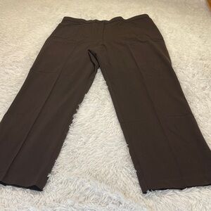 Focus 2000 Chocolate Brown Pants WOMENS SIZE 18W